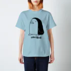 空想舩のモノクロームうろ覚えペンギン スタンダードTシャツ