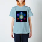 紫園+sion+(麗舞+reybu+)の🔯七星陣🌈インディゴ💙 スタンダードTシャツ