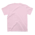 太陽の光降りそそぐ庭の星空のマンダラ ＋ pink Regular Fit T-Shirtの裏面