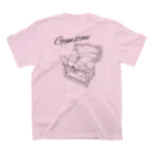 ゲーム音楽演奏サークル「Gemstone」のGemstone（黒ロゴ） Regular Fit T-Shirtの裏面