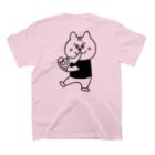 BEERKICHI(ビアキチ)の【背面】ビアキチくん(ピザ) スタンダードTシャツの裏面