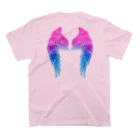 Angel channeling Art 天使のお部屋の天使の羽根2 Regular Fit T-Shirtの裏面