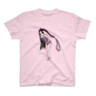 ワイルドファンシーショップSUZUKI21の美智子ストラップ（ピンク） スタンダードTシャツ