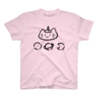 ゆにねこ惑星の🪐ゆにねこ🪐黒線 Regular Fit T-Shirt