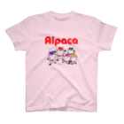 ぷりてぃアルパカのぷりてぃアルパカ スタンダードTシャツ