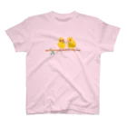 Mi-i-Creの幸せの黄色いセキセイインコ Regular Fit T-Shirt