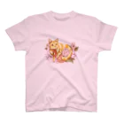 Lichtmuhleの猫とお花 スタンダードTシャツ