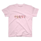 Momo Sakuraの桜のフルートTシャツ　楽器　音楽 スタンダードTシャツ