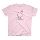 little bee リトルビーのアヒル あひる ダック duck (I wonder...) スタンダードTシャツ