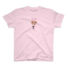 かわいいにゃんことワンコの絵のお店のミランダ.T.プードル スタンダードTシャツ