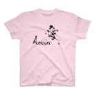 筆文字屋 MikeyのTシャツ（愛・Amour）ロゴ大 Regular Fit T-Shirt