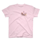 wanwanartのフクモモてんこ盛り Regular Fit T-Shirt