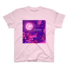 🌕朧月夜と紅茶時間☕️🫖のFlower petal dance スタンダードTシャツ