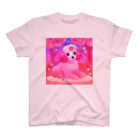 ふぇありぃているのお花見犬 Regular Fit T-Shirt