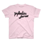 PyLadiesTokyoのPyLadies Japan 黒文字ver スタンダードTシャツ