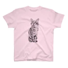 ちばっちょ【ち畳工房&猫ねこパラダイス】のトラ猫トラ君 スタンダードTシャツ