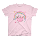 Yu♡Po♡Ko(ユポコ)の虹とユポコーン🌈 スタンダードTシャツ