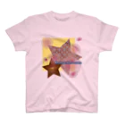 キャッツハンド：suzuriショップのEnjoy every day looking for excitement. スタンダードTシャツ