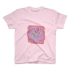 release٭❀*の一輪の花にお絵描き スタンダードTシャツ