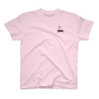 GRITWEAL ≒ LOCALの【ブランド立ち上げ記念SALE】GRITWEAL Logo ライトピンク スタンダードTシャツ