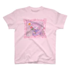 メルティカポエミュウのラベンダーポエミュウ(せなかに天使の羽) スタンダードTシャツ