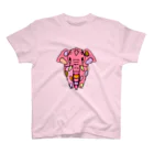 Full of vitality　(フル　オブ　バイタリティ)のElephant☆PINK　(ピンク色の象)　Full of vitality　(フル　オブ　バイタリティ) Regular Fit T-Shirt