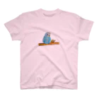 SHIROKOARAのもふもふセキセイインコ スタンダードTシャツ