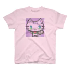 saqulamochiのドン勝にゃんこ スタンダードTシャツ