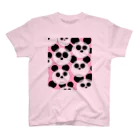 rioka24ki10のパンダパンパンダ　ピンク Regular Fit T-Shirt