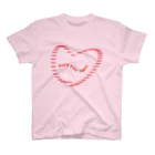 BE UPWARDのcan’t stop love Regular Fit T-Shirt