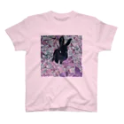 rabbit & bunniesのウサギ（反転） スタンダードTシャツ