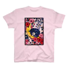 むらかみしのの青猫花猫〜桜藤〜 スタンダードTシャツ