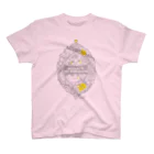CREAMYBOUQUET WEBSHOPのCAT&FROG_YELLOW Regular Fit T-Shirt