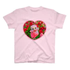 メルティカポエミュウのチューリップとベリー❤️メルヘン(天使の羽) スタンダードTシャツ