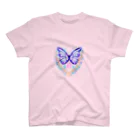 ✨🌈✨ユラクラカン🇯🇵 ✨🌈✨の🌈happy✨dream🦋butterfly🌟🌈夢が叶った蝶✨🌈🌟🍷 スタンダードTシャツ