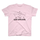きょううんRRR・SUZURI支店のLOVE LOVE DOG スタンダードTシャツ