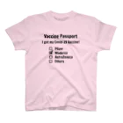 Tatakaraのワクチンパスポート(Vaccine Passport・英語) モデルナ(Moderna)接種済み スタンダードTシャツ