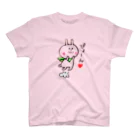 幸せメロディでぴょんぴょんぴょーん💗の幸せのうさぴょん💗カラーバリエーション スタンダードTシャツ