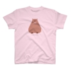 カピバラグッズ by miyucapyのカピバラおすわり Regular Fit T-Shirt