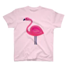 リラックス商会のゆるめのピンクフラミンゴ Regular Fit T-Shirt