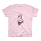 momo sasanoiの三つ編み Regular Fit T-Shirt