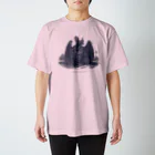 博物雑貨 金烏のThe British Library - VAMPIRE BAT Regular Fit T-Shirt