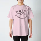 GAJAのどうみてもHATO スタンダードTシャツ