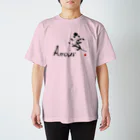 筆文字屋 MikeyのTシャツ（愛・Amour）ロゴ大 スタンダードTシャツ