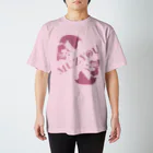 ROCK OASISのMUZYOU -ジェミニ- 桃花色 Regular Fit T-Shirt