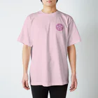 Black Seed デザインのペンタグラム（ピンク） Regular Fit T-Shirt