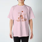 ✳︎トトフィム✳︎の米とスズメ【淡色Tシャツ用】 スタンダードTシャツ