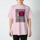 太陽の光降りそそぐ庭の星空のマンダラ ＋ pink Regular Fit T-Shirt