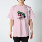 引田玲雄 / Reo Hikitaのカエルメイト(Frog-mates)より「スイカエル」 スタンダードTシャツ