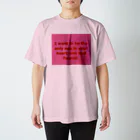 pinky me!のlove pink. スタンダードTシャツ